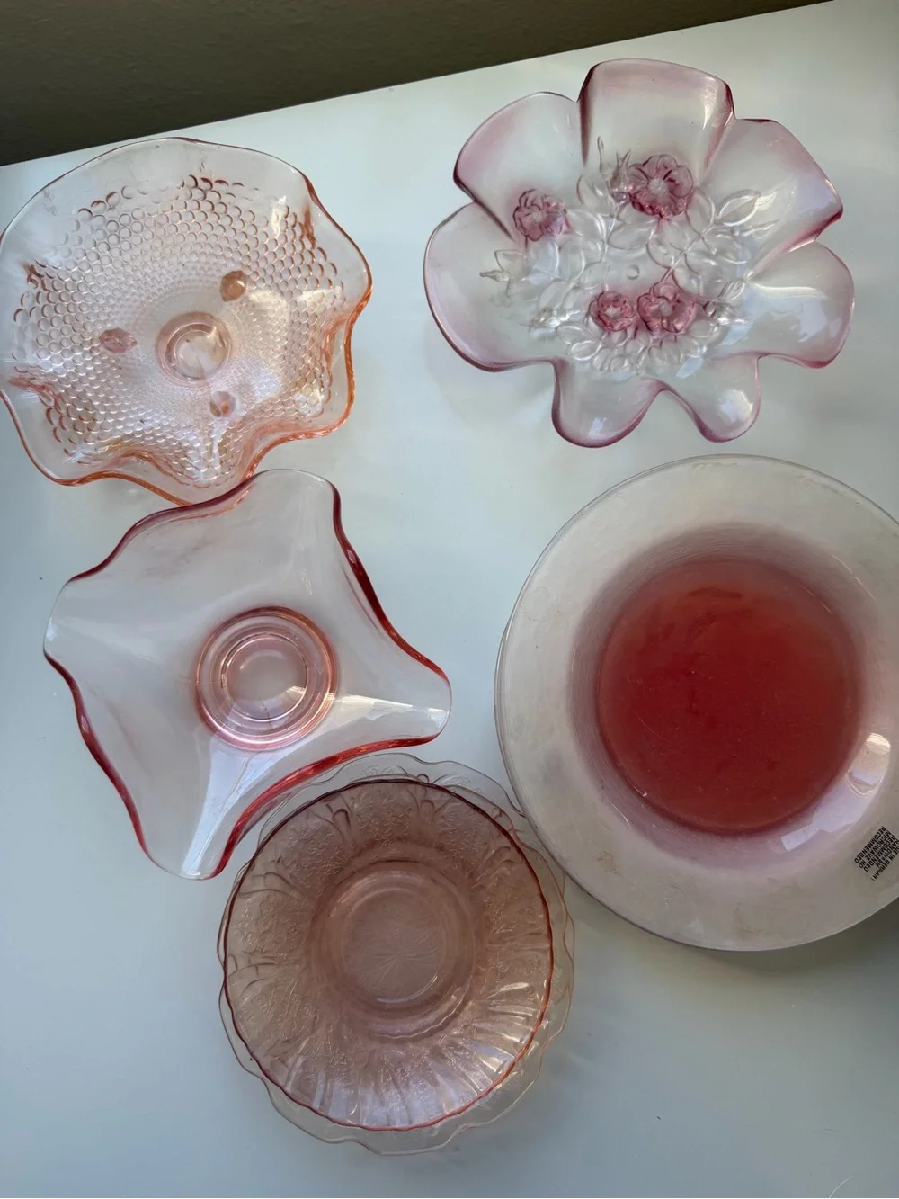 Vintage Pink Glass Bundle